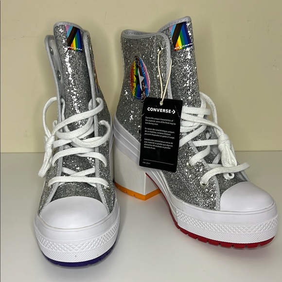 Converse Chuck 70 De Luxe Heel Pride Platform 9W - Picture 1 of 11